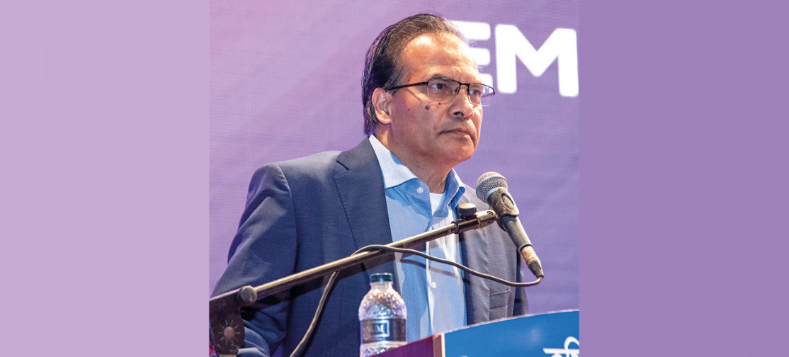 CEO Aziz Ahmad speaking at World Government Executive Summit