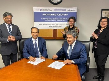 CodersTrust and CCNY partnership signing